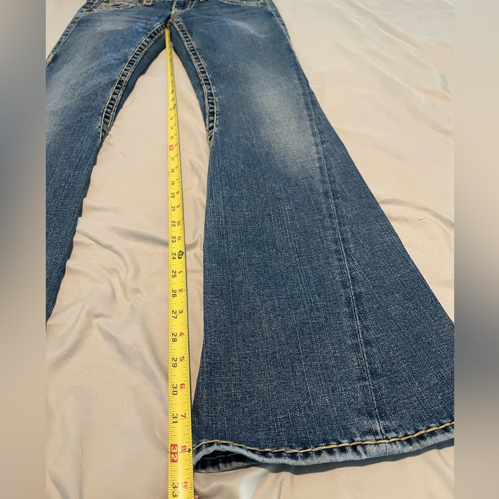 True Religion Blue Flare & Wide Leg Jeans - Picture 15 of 16